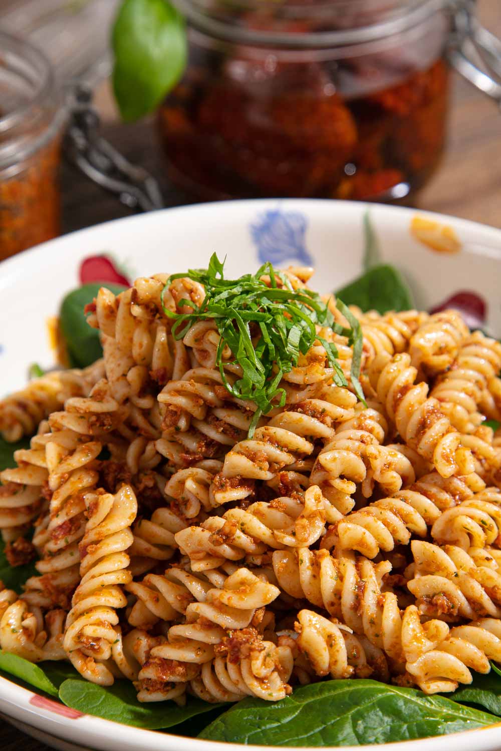 Red Pesto Pasta -Simple and Delicious | Thinly Spread