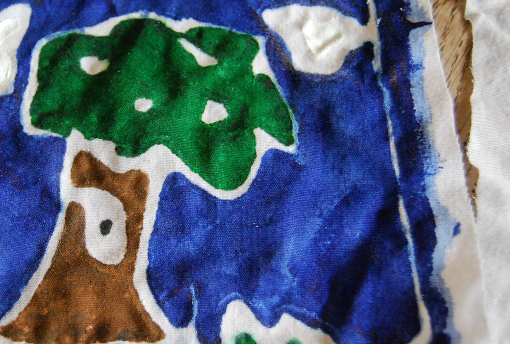 Paste Resist Batik for Kids!