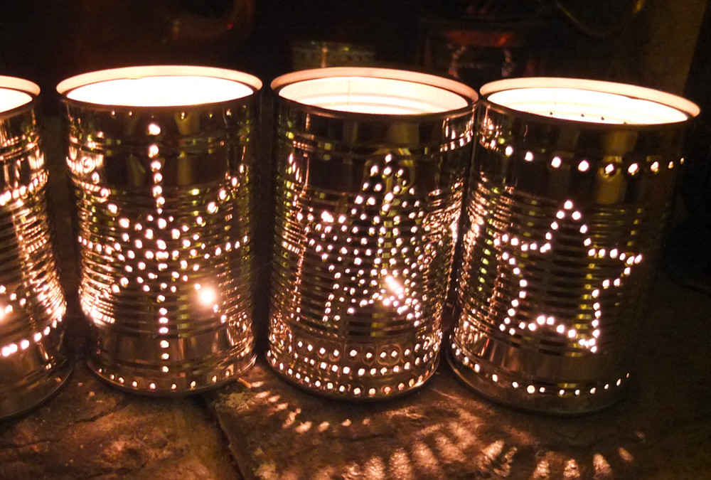 How to Make Tin Can Lanterns for Festive Friday