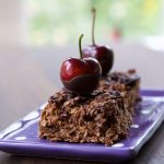 Chocolate Cherry Flapjack - more than just flapjack, this is indulgent, grown up flapjack! thinlyspread.co.uk