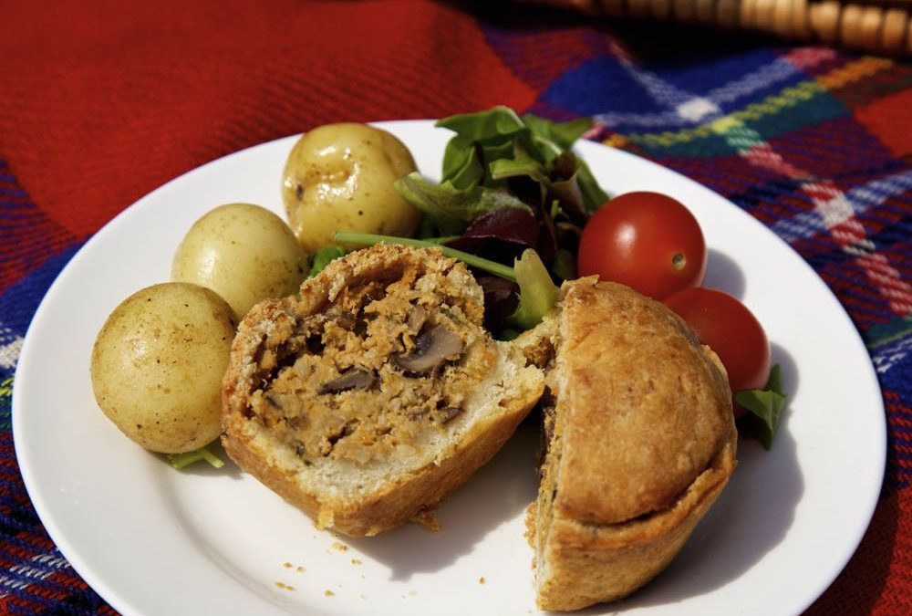 Vegan Picnic Pies with Crisp Hot Water Crust Pastry
