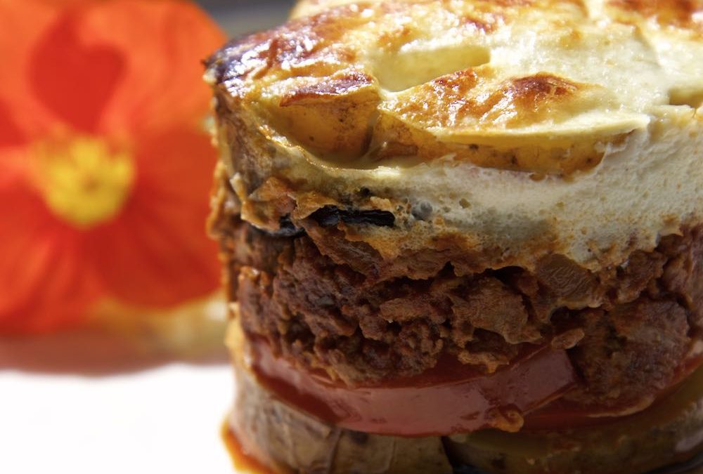 Quorn™and Aubergine Moussaka