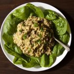 Easy Mushroom Risotto - the simplest vegetarian recipes on ThinlySpread.co.uk
