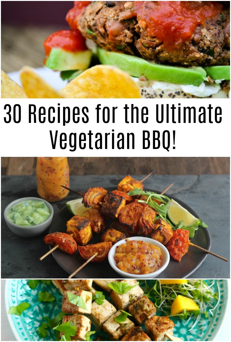 30 Recipes for the ultimate vegtarian barbecue! Burgers, Kebabs, Salads, Sides and Sauces.