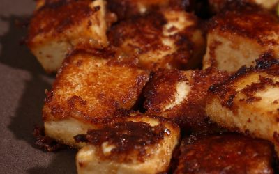 Peanut Butter Tofu with Sweet Chilli and Soy