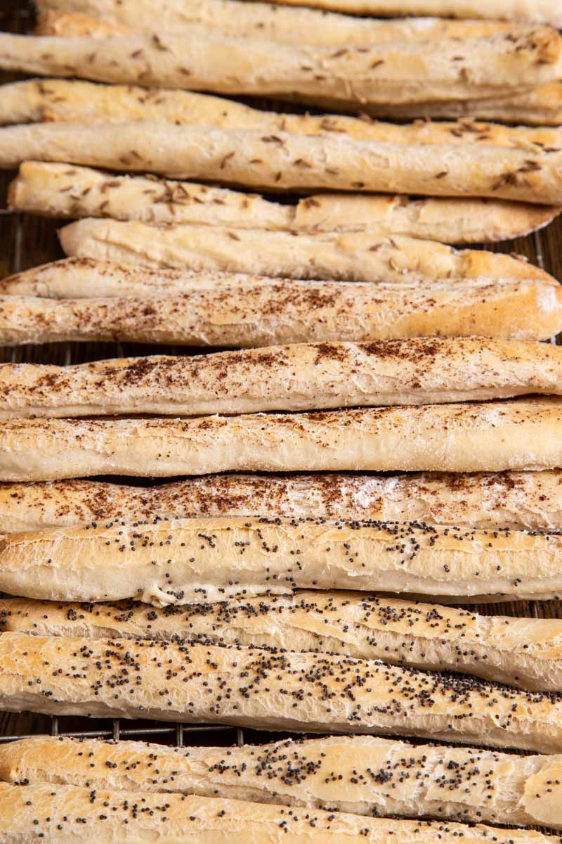 Homemade Italian Breadsticks.