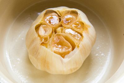 roasted garlic bulb