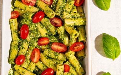 Easy Pesto Pasta Bake with Hidden Veg!